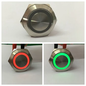 ONPOW 25mm 1NO1NC Dual Color Red/Green LED ring illuminated Stainless steel Push button switch (GQ25-11E/2RG/12V/S) CE, ROHS
ONPOW 25mm 1NO1NC Dual Color Red/Green LED ring illuminated Stainless steel Push button switch (GQ25-11E/2RG/12V/S) CE, ROHS