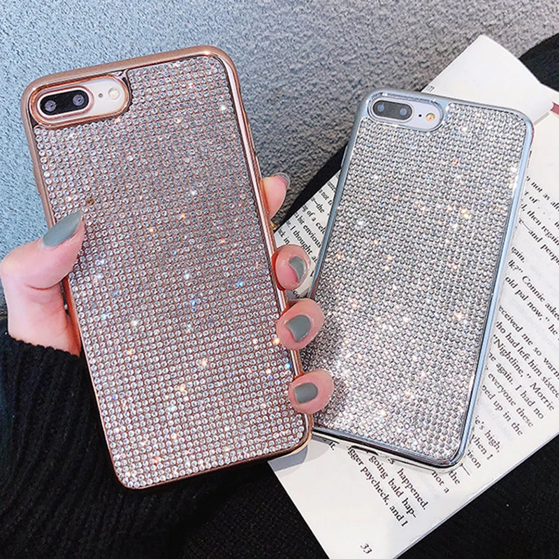Bling Rhinestone Case For iphone 11 XS Max XR X Case For iphone 6s 6 8 7 plus X 11 Pro Max Cover Fashion Glitter Soft Cases
Bling Rhinestone Case For iphone 11 XS Max XR X Case For iphone 6s 6 8 7 plus X 11 Pro Max Cover Fashion Glitter Soft Cases