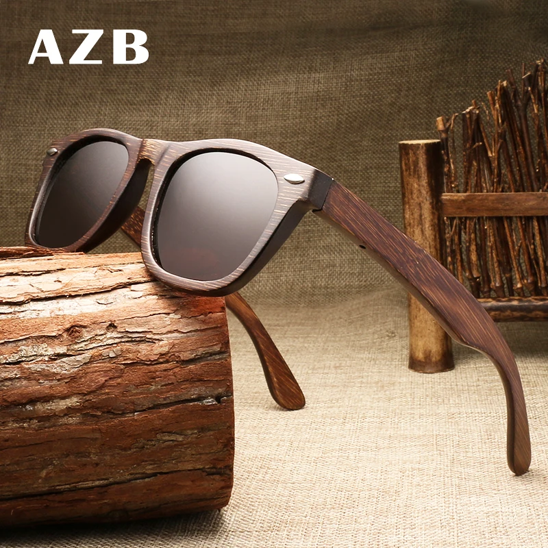 AZB HAND MADE Wooden Sunglasses Men/Women spectacles Retro Polarized Sun Glasses 100% UV Protection Gafas de sol
AZB HAND MADE Wooden Sunglasses Men/Women spectacles Retro Polarized Sun Glasses 100% UV Protection Gafas de sol