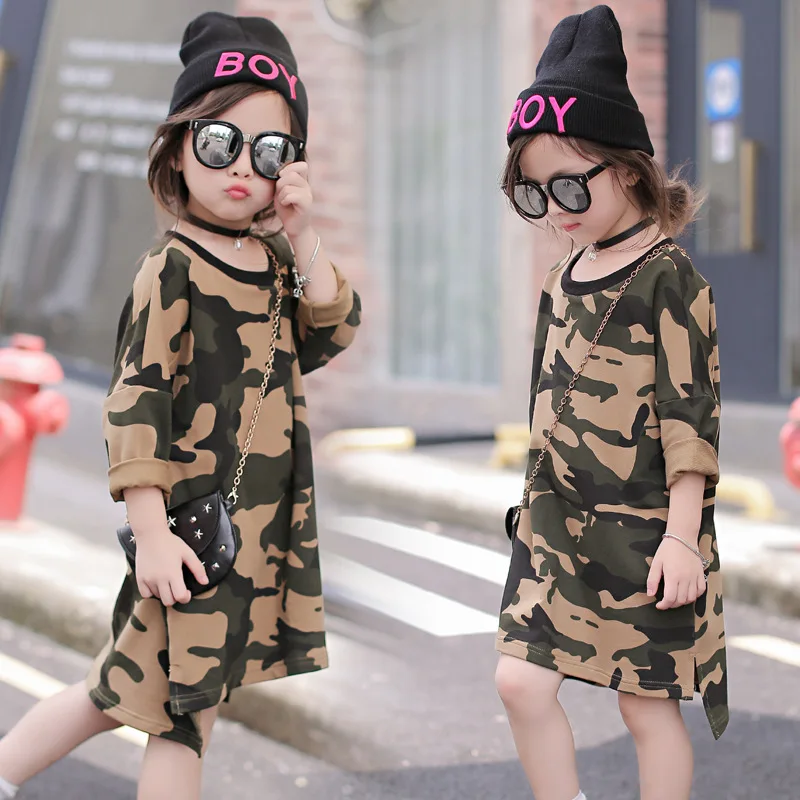 New 2019 Spring Girls Camouflage Dress Kid Loose Straight Dress Children Long Style Shirt Toddler Fashion Dress No Bag, #4997
New 2019 Spring Girls Camouflage Dress Kid Loose Straight Dress Children Long Style Shirt Toddler Fashion Dress No Bag, #4997