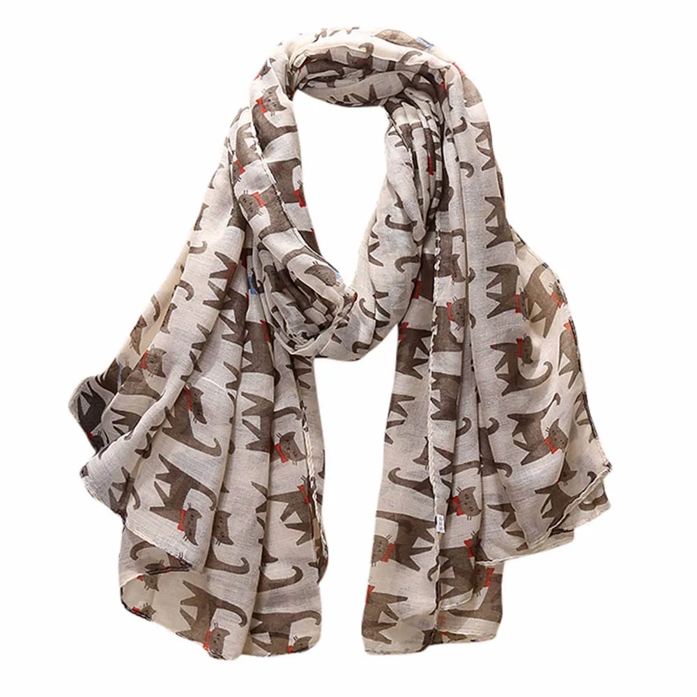Women Ladies Bowknot Cat Print Pattern Long Scarf Warm Wrap Shawl Scarves for Women Ladies Luxury Voile Shawls Soft Scarves A9
Women Ladies Bowknot Cat Print Pattern Long Scarf Warm Wrap Shawl Scarves for Women Ladies Luxury Voile Shawls Soft Scarves A9