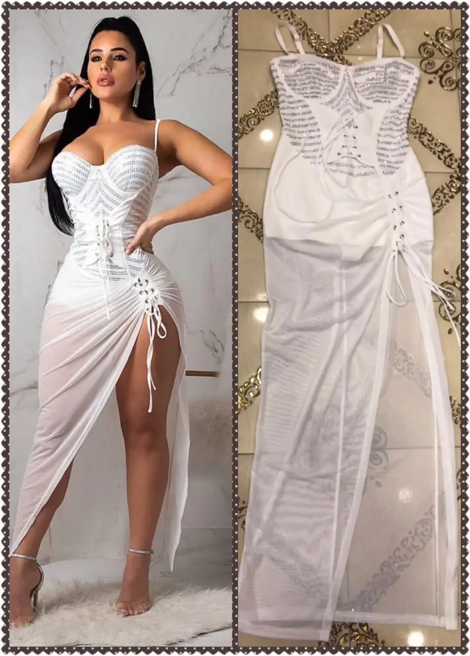 High Quality White Sleeveless Sequare Collar Celebrity Cute Dress Cocktail Party Bodycon Dress
High Quality White Sleeveless Sequare Collar Celebrity Cute Dress Cocktail Party Bodycon Dress