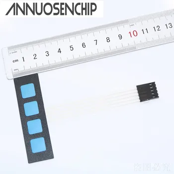 2pcs 1x4 Matrix Array 4 Key Membrane Switch Keypad (NO Mark) Keyboard 1*4 Keys 69X20MM Display Switch Control Panel For DIY
2pcs 1x4 Matrix Array 4 Key Membrane Switch Keypad (NO Mark) Keyboard 1*4 Keys 69X20MM Display Switch Control Panel For DIY