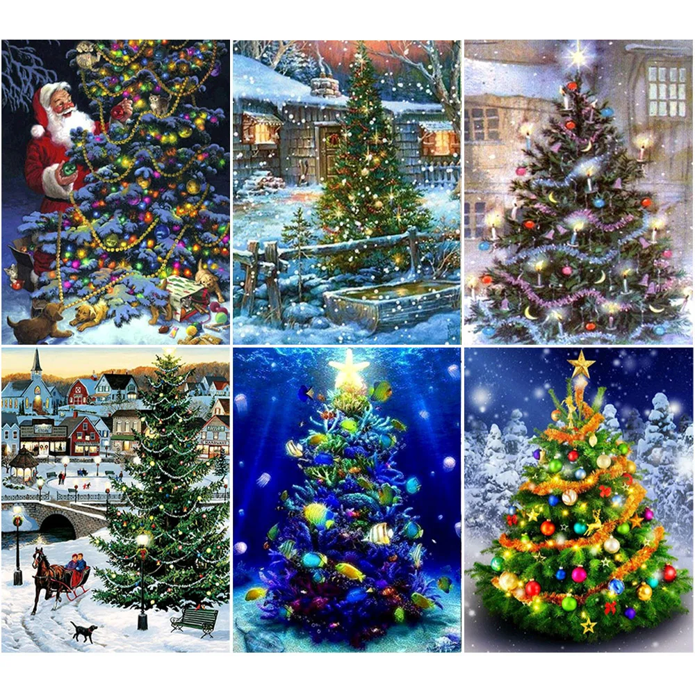 Full 5D Diy Daimond Painting Cross-stitch Christmas Tree 3D Diamond Painting Round Rhinestone Painting Embroidery Diamant Decor
Full 5D Diy Daimond Painting Cross-stitch Christmas Tree 3D Diamond Painting Round Rhinestone Painting Embroidery Diamant Decor