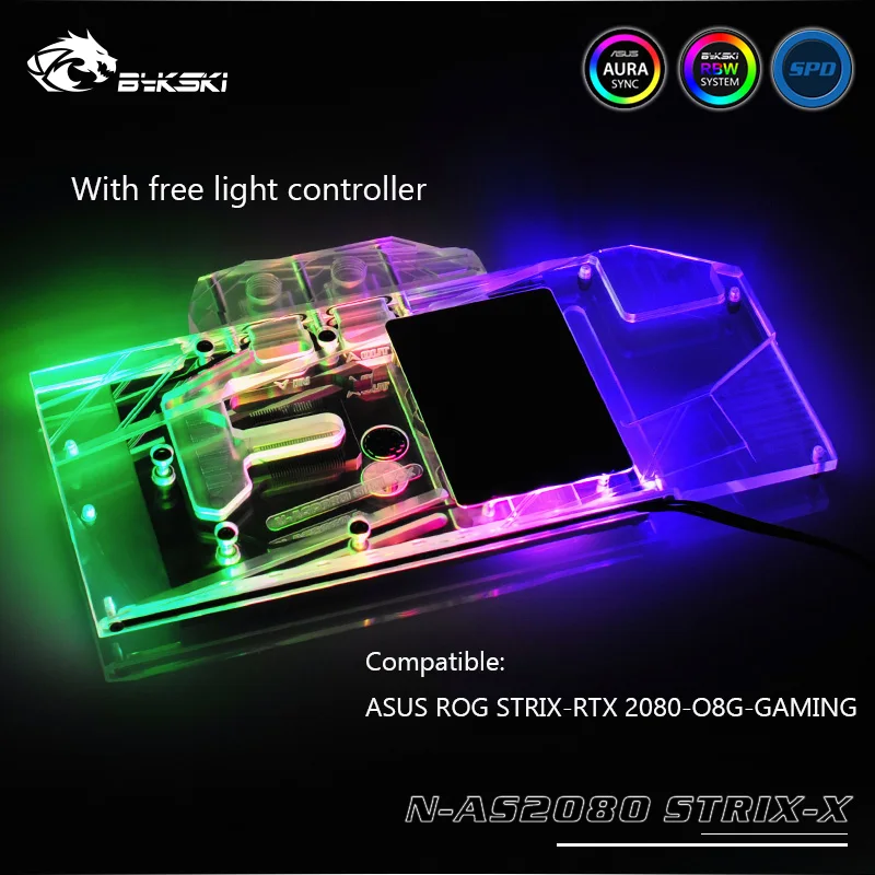Bykski N-AS2080 STRIX-X gpu cooler work with for ASUS ROG STRIX-RTX2080-O8G-GAMING watercooling gpu water block for ASUS 2080 8G
Bykski N-AS2080 STRIX-X gpu cooler work with for ASUS ROG STRIX-RTX2080-O8G-GAMING watercooling gpu water block for ASUS 2080 8G