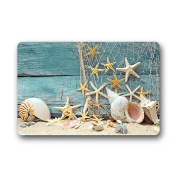 Fantastic Doormat Sea Beach Starfish on Fishing Net Door Mat Rug Indoor/Outdoor/Front Door/Bathroom Doormat 23.6"(L) x 15.7"(W)
Fantastic Doormat Sea Beach Starfish on Fishing Net Door Mat Rug Indoor/Outdoor/Front Door/Bathroom Doormat 23.6"(L) x 15.7"(W)