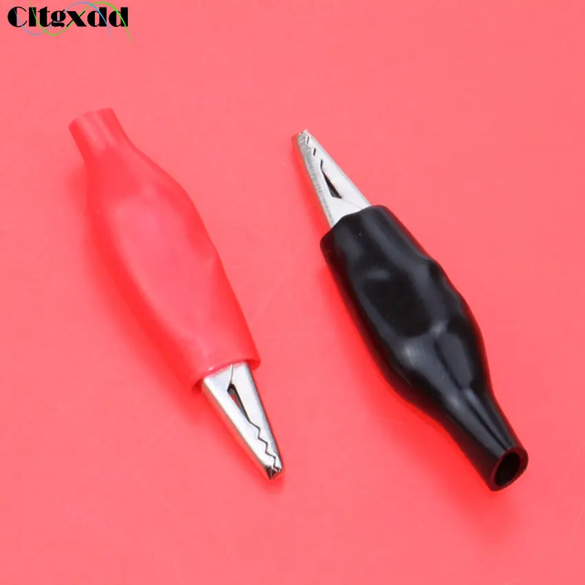 cltgxdd 1pcs Black and Red with Plastic Boot 28mm Metal Alligator Clip G98 Crocodile Electrical Clamp for Testing Probe Meter
cltgxdd 1pcs Black and Red with Plastic Boot 28mm Metal Alligator Clip G98 Crocodile Electrical Clamp for Testing Probe Meter