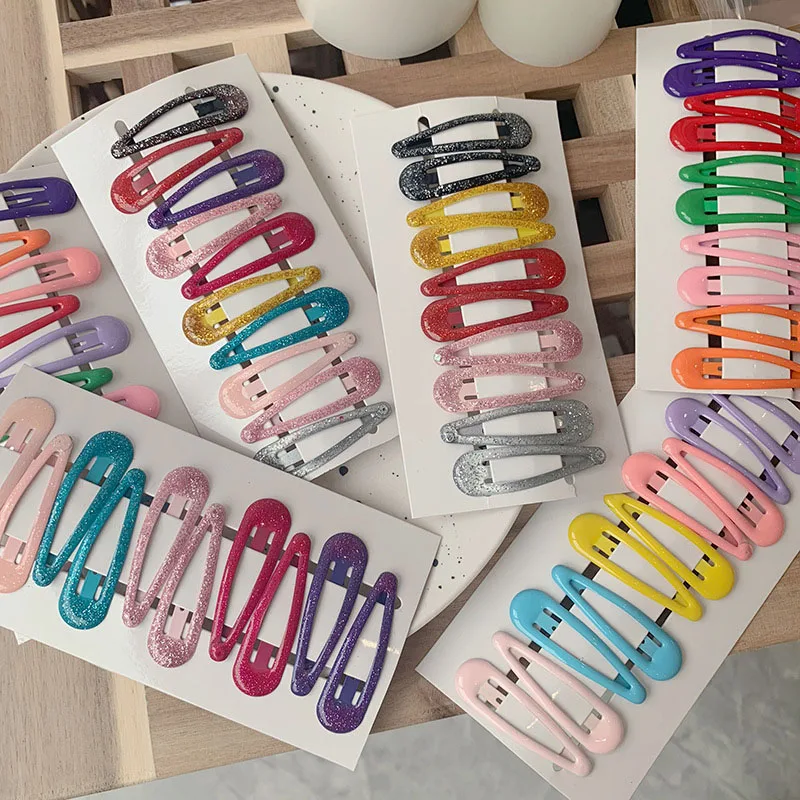 10 Pcs/Set Women Candy Color BB Hairclips Cute Metal Hair Accessories for Party KQS8
10 Pcs/Set Women Candy Color BB Hairclips Cute Metal Hair Accessories for Party KQS8