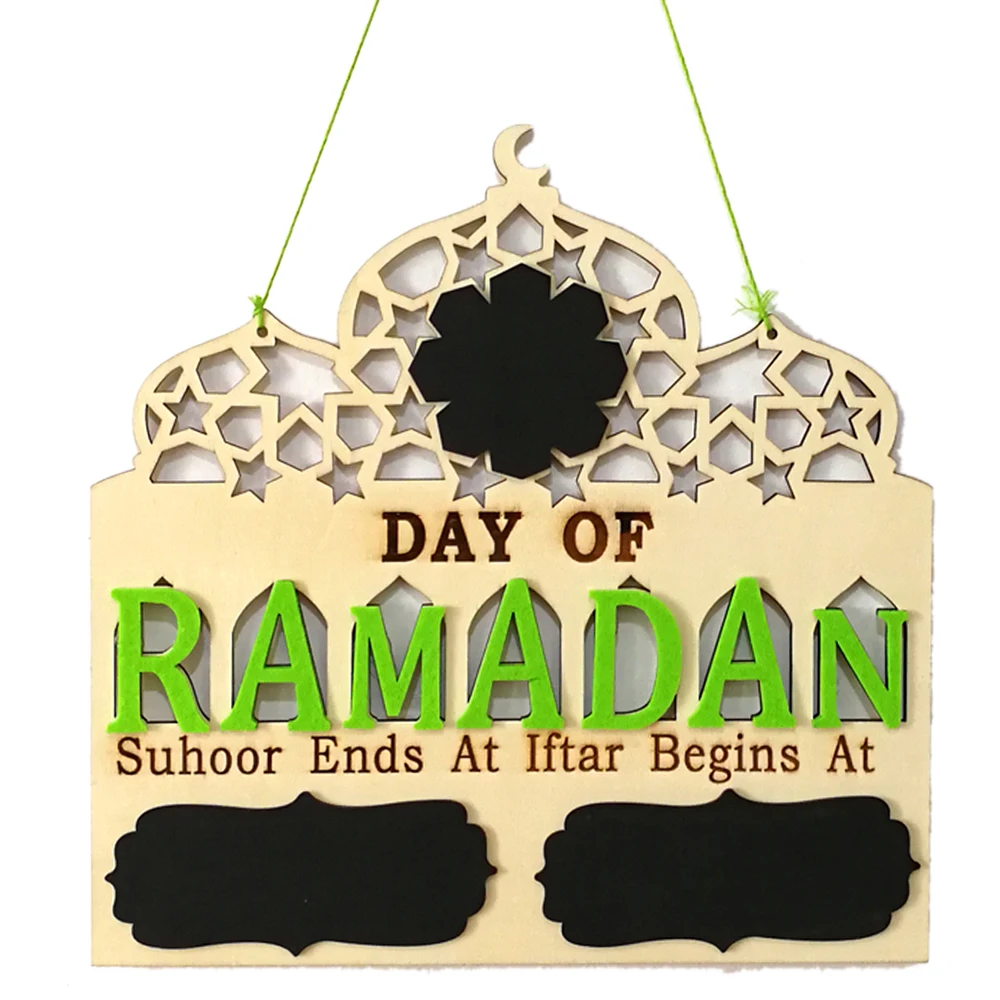 2019 New Eid Ramadan Decor Hanging Wooden Counting Down Wall Board Muslim Suhoor Iftar Message Chalkboard DIY Eid Ramadan Decor
2019 New Eid Ramadan Decor Hanging Wooden Counting Down Wall Board Muslim Suhoor Iftar Message Chalkboard DIY Eid Ramadan Decor