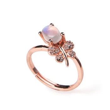 Blue Lights Natuarl Moonstone Rings Women Lady Adjustable Size Crystal Fashion Jewelry Party Wedding Ring
Blue Lights Natuarl Moonstone Rings Women Lady Adjustable Size Crystal Fashion Jewelry Party Wedding Ring