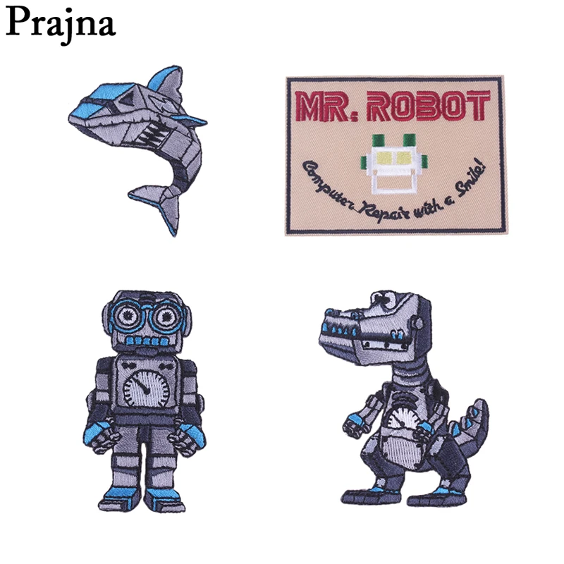 Prajna Mr.Robot Iron-on Patches Robot Movie Patch Rick And Morty Embroidered Computer Repair With A Smile Skull Sewing Clothes
Prajna Mr.Robot Iron-on Patches Robot Movie Patch Rick And Morty Embroidered Computer Repair With A Smile Skull Sewing Clothes