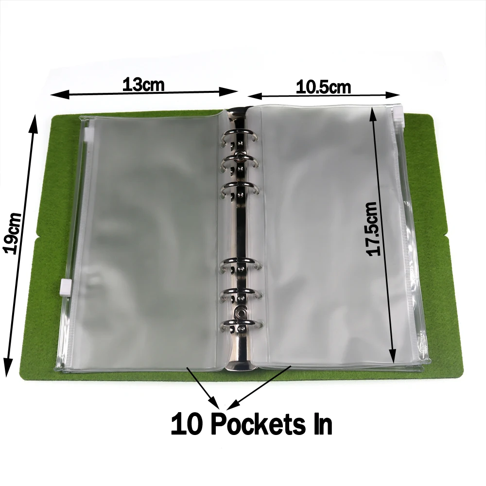 Description Picture 2 of itemBimoo  1Piece +10 inner Bags Fly Fishing Line Tippet Pocket Storage Bag Fishing Fly Accessory Wallet Removable Fly Line Holder