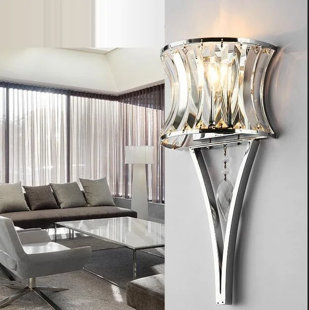 DOXA LED Wall Light Silver Crystal Sconce Wall Light Home Lighting Stairs Living Room Arandelas Para Parede Bedroom Luminaire
DOXA LED Wall Light Silver Crystal Sconce Wall Light Home Lighting Stairs Living Room Arandelas Para Parede Bedroom Luminaire