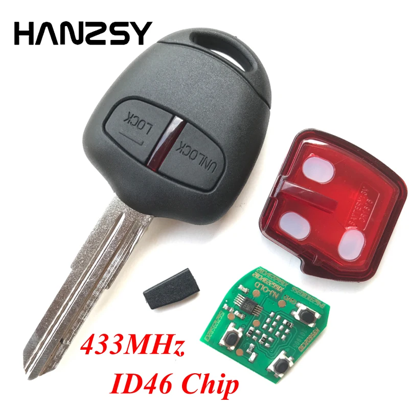 2 Button Car Key Suit For MITSUBISHI Outlander Pajero Montero Triton ASX Lancer with Chip ID46 MIT8 Blade Remote Key 433MHz
2 Button Car Key Suit For MITSUBISHI Outlander Pajero Montero Triton ASX Lancer with Chip ID46 MIT8 Blade Remote Key 433MHz