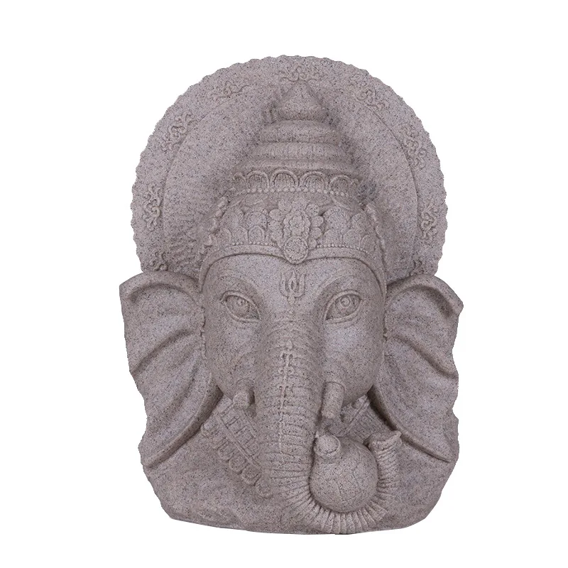 Indian Style Buddhism Ganesha Statue Decoration Home Furnishings Gift Sandstone Handicrafts God Figure Statue Sculpture
Indian Style Buddhism Ganesha Statue Decoration Home Furnishings Gift Sandstone Handicrafts God Figure Statue Sculpture