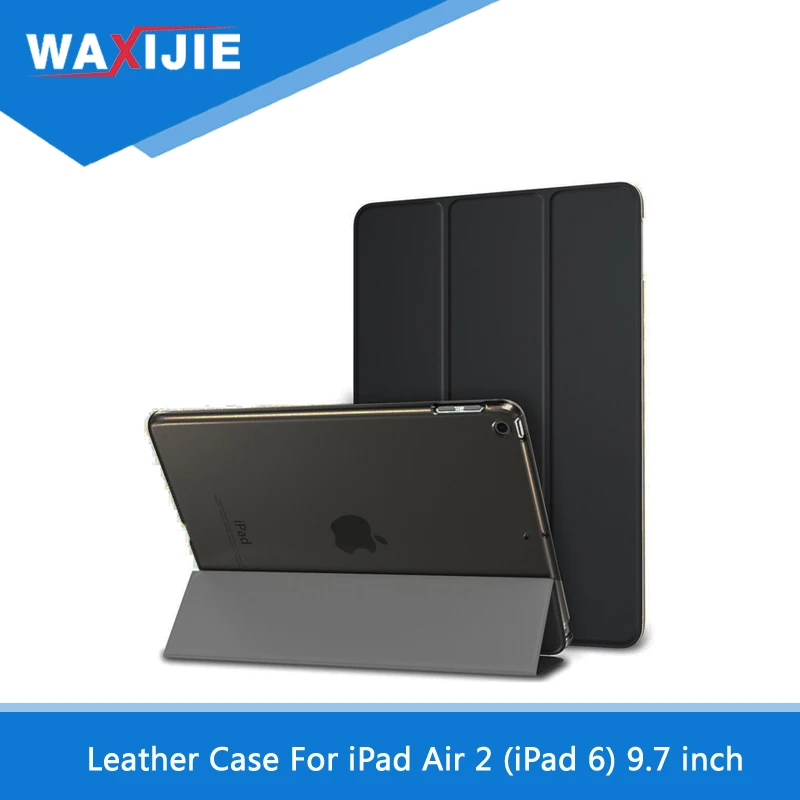 Чехол из искусственной кожи для iPad Air 2 (iPad 6) 9 7 дюймов умный чехол с откидной