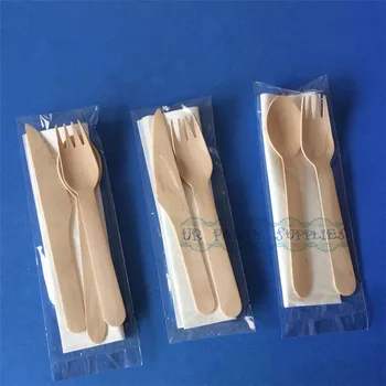 50 Sets Disposable Plain Wooden Cutlery Utensil with White Napkins Wedding Party Favor Supply Tableware Wooden Fork Spoon Knife
50 Sets Disposable Plain Wooden Cutlery Utensil with White Napkins Wedding Party Favor Supply Tableware Wooden Fork Spoon Knife