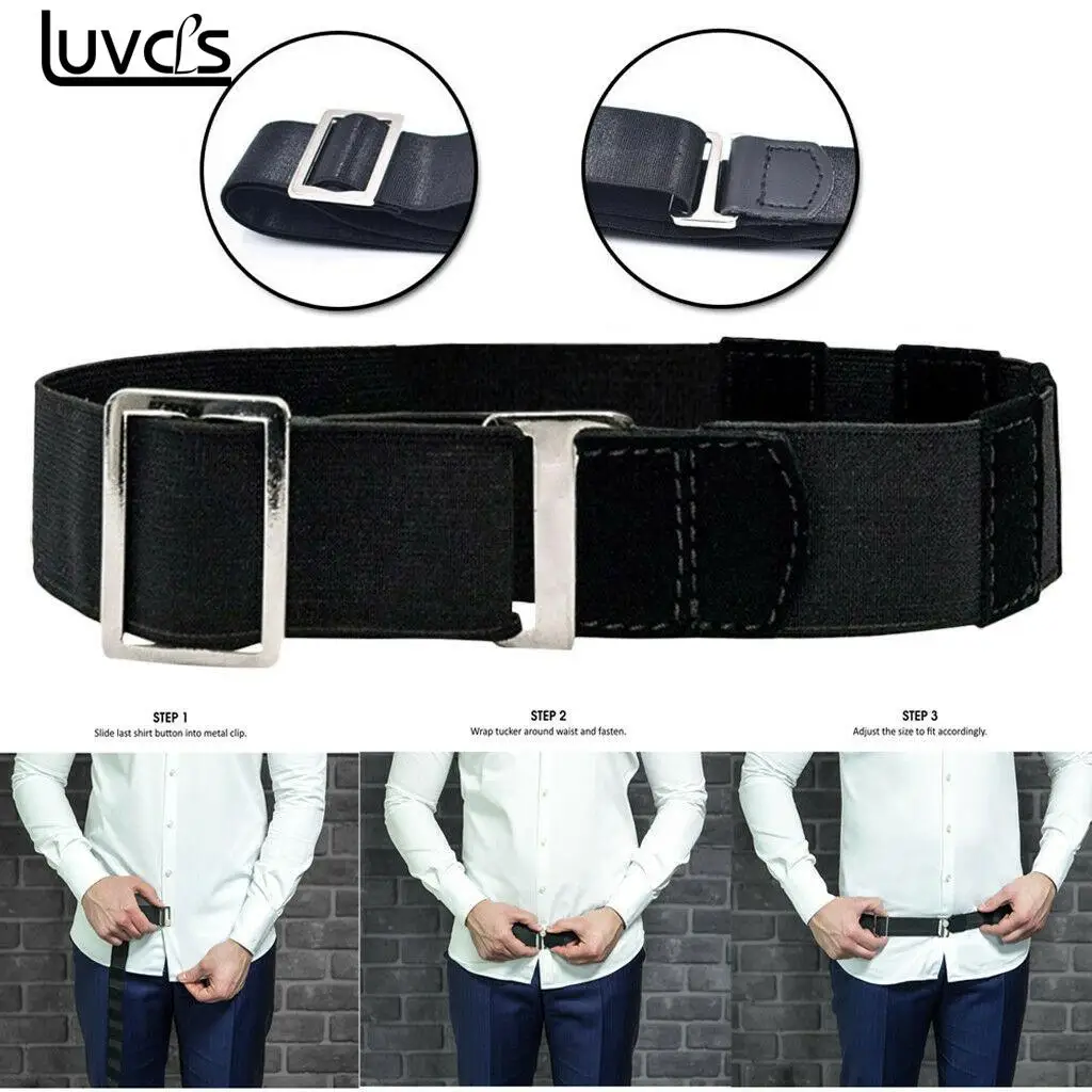 Fashion Shirt Holder Adjustable Near Shirt Stay Best Tuck It Belt for Women Men Work Interview Black Color 120cm 
Fashion Shirt Holder Adjustable Near Shirt Stay Best Tuck It Belt for Women Men Work Interview Black Color 120cm