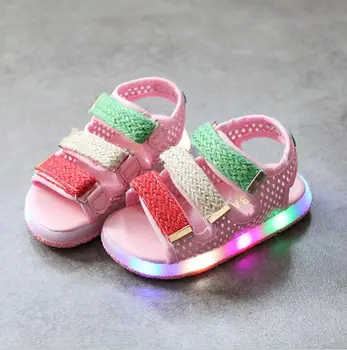 2019 New Brand Fashion Soft Glowing Kids Sandals Sport Shoes Boys Girls Flat Baby Led Luminous Lighting Sneakers Sandals
2019 New Brand Fashion Soft Glowing Kids Sandals Sport Shoes Boys Girls Flat Baby Led Luminous Lighting Sneakers Sandals