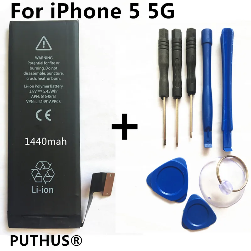 New Phone Battery For iphone 5 5G Real Capacity 1440mAh 0 cycle Replacement Mobile Batteries for iphone 5 with repair Tools Kit
New Phone Battery For iphone 5 5G Real Capacity 1440mAh 0 cycle Replacement Mobile Batteries for iphone 5 with repair Tools Kit