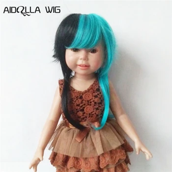Doll Accessories Black and Blue with Bangs and 2 Braided ponytails Doll Wigs For American Dolls Girl 18"
Doll Accessories Black and Blue with Bangs and 2 Braided ponytails Doll Wigs For American Dolls Girl 18"