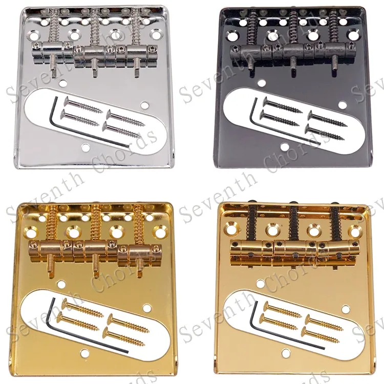 A Set Vintage 3 Saddle Ashtray Bridge For TL Electric Guitar Replacment - Strings through bridge or body - Chrome - Black - Gold
A Set Vintage 3 Saddle Ashtray Bridge For TL Electric Guitar Replacment - Strings through bridge or body - Chrome - Black - Gold