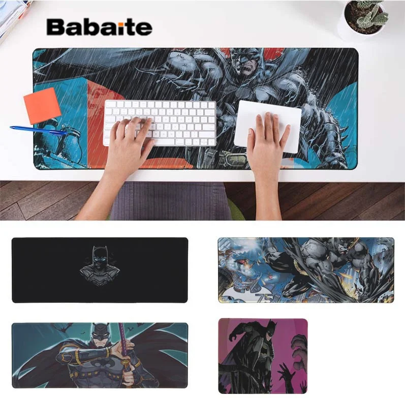 Babaite Your Own Mats Batman Customized MousePads Computer Laptop Anime Mouse Mat Free Shipping Large Mouse Pad Keyboards Mat
Babaite Your Own Mats Batman Customized MousePads Computer Laptop Anime Mouse Mat Free Shipping Large Mouse Pad Keyboards Mat