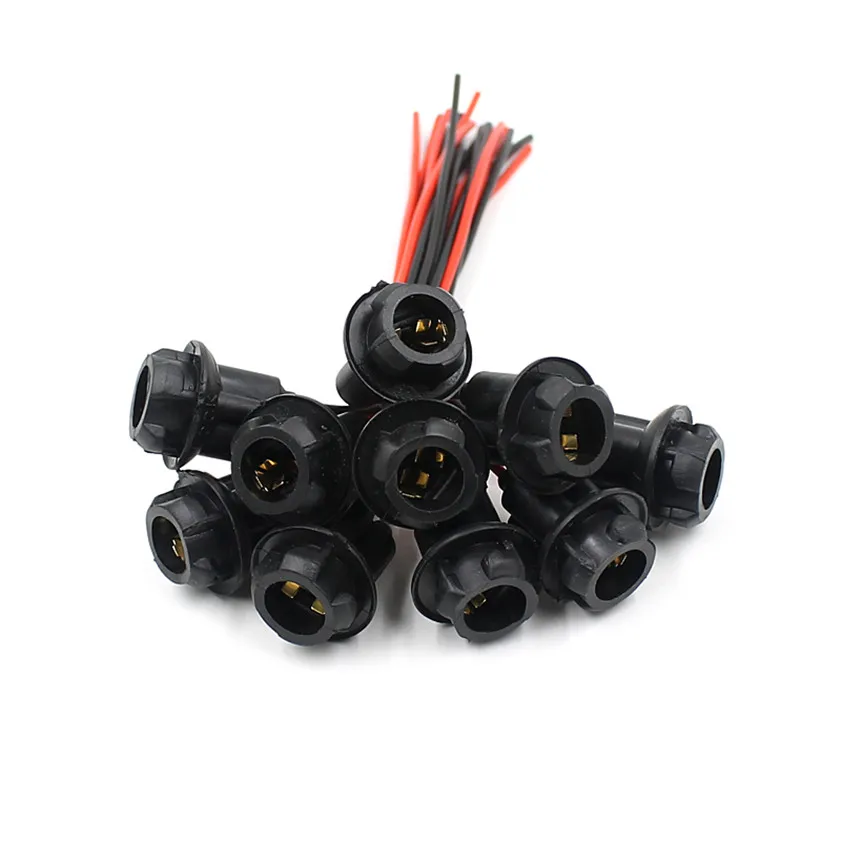 High Quaity 10x T10 5050 Car Auto Socket Connector Extension LED Light Bulb Lamp Base Holder
High Quaity 10x T10 5050 Car Auto Socket Connector Extension LED Light Bulb Lamp Base Holder