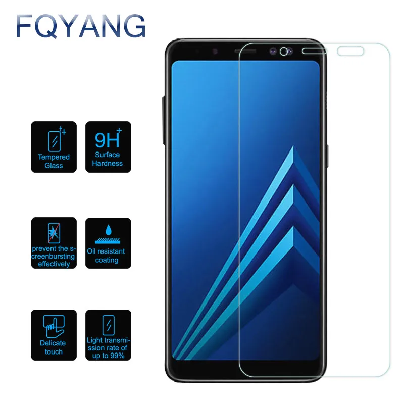 FQYANG 9 H 2.5D закаленное Стекло Экран протектор для samsung NOTE5 NOTE4 NOTE3 NOTE2 J7 J5 J3 2017 2016 2015