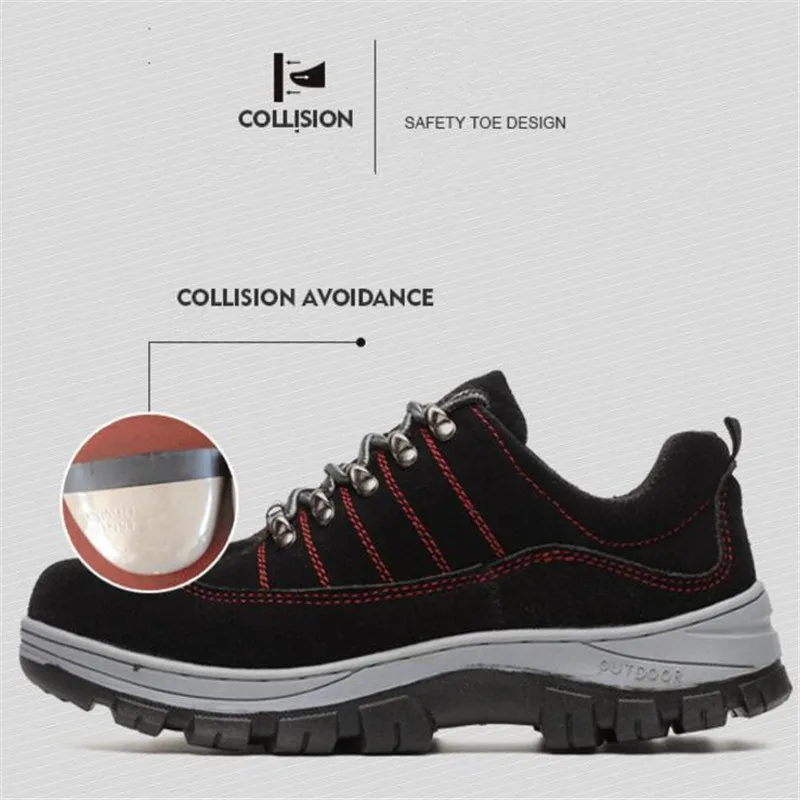 LAIDILANGTU Anti-smashing work safety men's shoes non-slip wear-resistant protective shoes hiking protection couple shoes 35--45
LAIDILANGTU Anti-smashing work safety men's shoes non-slip wear-resistant protective shoes hiking protection couple shoes 35--45