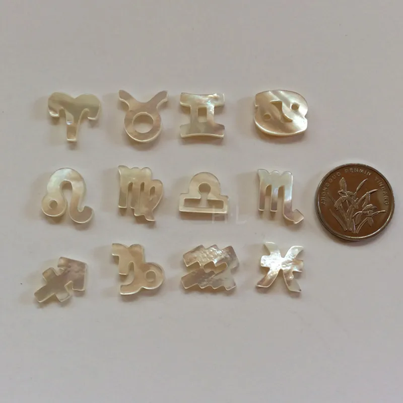 Promotion 1 Set Natural Mother Of Pearl Shell Zodiac With Hole For Jewelry 3 Color MOP Horoscope
Promotion 1 Set Natural Mother Of Pearl Shell Zodiac With Hole For Jewelry 3 Color MOP Horoscope