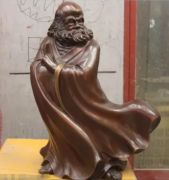 China Buddhism Copper Bronze India Damour Dharma DaMo Bodhidharma Buddha Statue
China Buddhism Copper Bronze India Damour Dharma DaMo Bodhidharma Buddha Statue