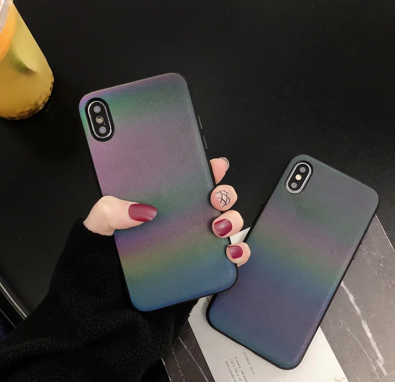For Net red with holographic gradient reflective 7/8plus Apple X mobile phone shell iphone xs max/XR/6s set
For Net red with holographic gradient reflective 7/8plus Apple X mobile phone shell iphone xs max/XR/6s set