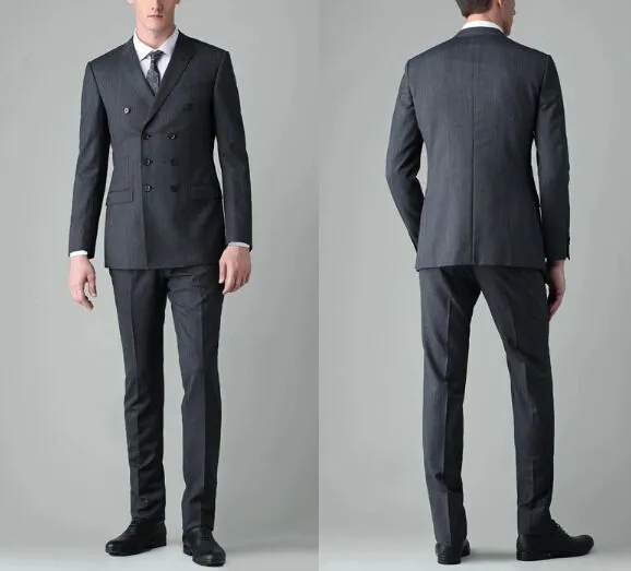 Handmade Grey Color Double Breasted Men Suits 2020 Elegant Groomsmen Tuxedo For Wedding Business Men Work Wear(Jacket+Pants+Tie)
Handmade Grey Color Double Breasted Men Suits 2020 Elegant Groomsmen Tuxedo For Wedding Business Men Work Wear(Jacket+Pants+Tie)