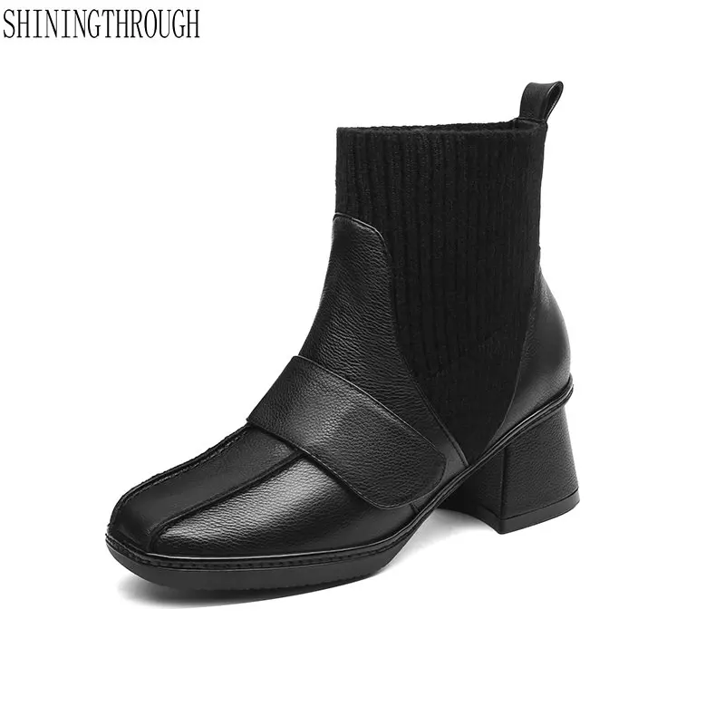 Autumn Winter Women Ankle Boots New Arrival Knitting Women Shoes Concise Elegant Slip-on Party Dance Shoes Woman
Autumn Winter Women Ankle Boots New Arrival Knitting Women Shoes Concise Elegant Slip-on Party Dance Shoes Woman