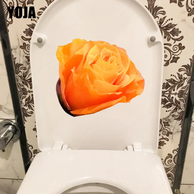 YOJA 21 6*18 6 см желтая роза в цвету модная гостиная домашний Декор стены Туалет