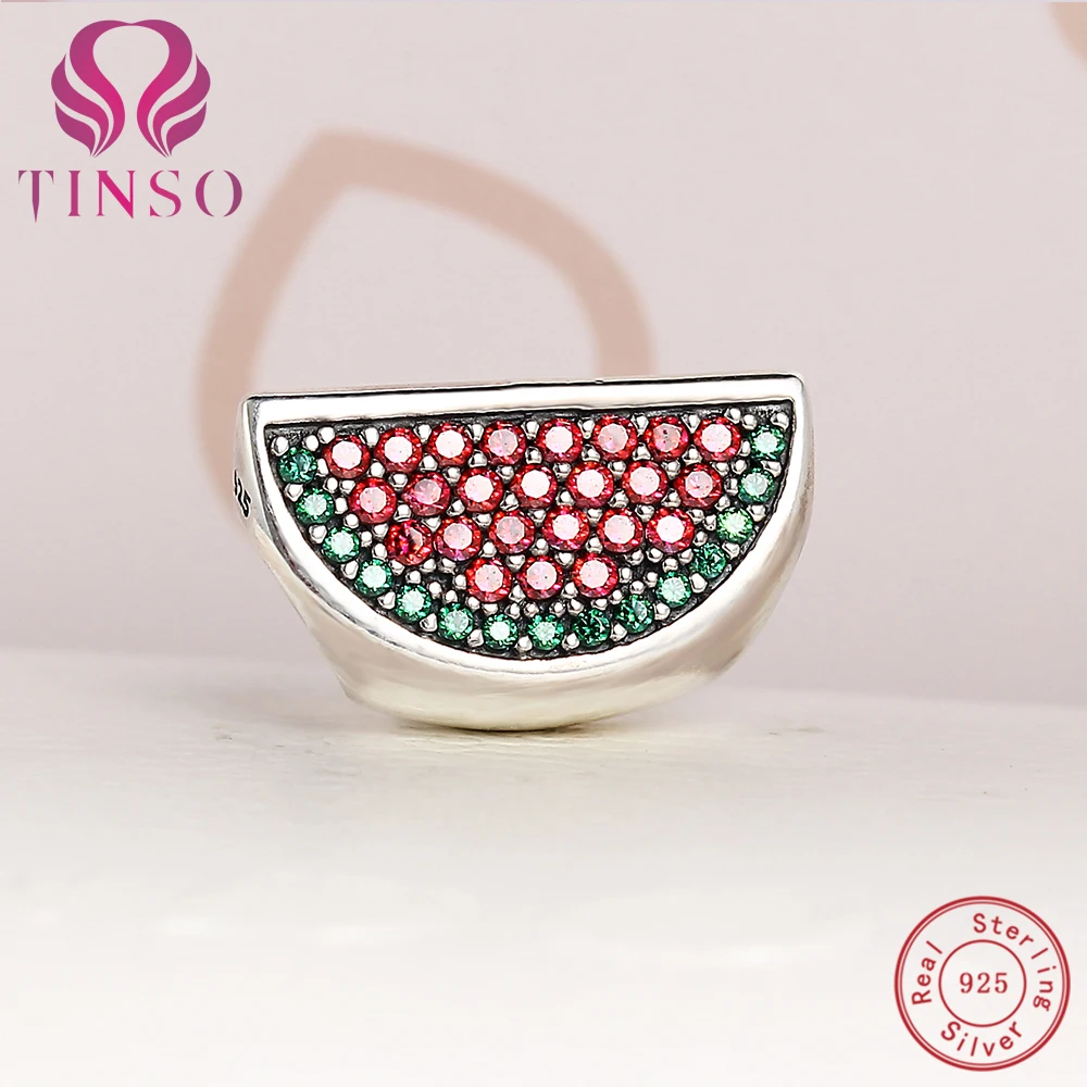Authentic 100% 925 Sterling Silver Charms Watermelon Real Silver 925 Original Fit Pandora Bracelet Beads for Jewelry Making
Authentic 100% 925 Sterling Silver Charms Watermelon Real Silver 925 Original Fit Pandora Bracelet Beads for Jewelry Making