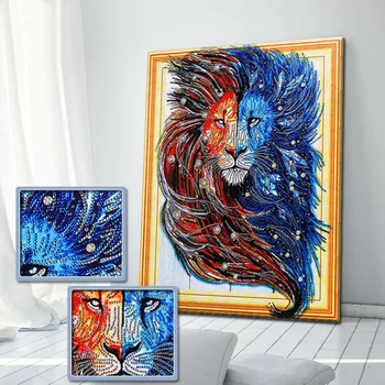 Animal Lion Head Multi-style Shaped Drill 3D Diamond Painting Home Living Room Wall Decoration Glitter Diamond Painting
Animal Lion Head Multi-style Shaped Drill 3D Diamond Painting Home Living Room Wall Decoration Glitter Diamond Painting