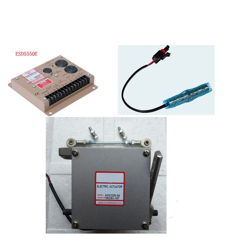 ESD5550E series speed governor with generator actuator ADC225 ( 12V or 24V ) ADC225-12V or ADC225-24V and speed sensor 3034572
ESD5550E series speed governor with generator actuator ADC225 ( 12V or 24V ) ADC225-12V or ADC225-24V and speed sensor 3034572
