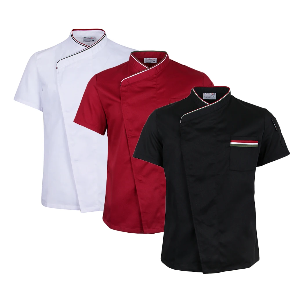 Unisex Summer Breathable Chef Jacket Coat Kitchen Bakery Uniform Short Sleeves Invisible Snap Buttons Chef Apparel M-3XL
Unisex Summer Breathable Chef Jacket Coat Kitchen Bakery Uniform Short Sleeves Invisible Snap Buttons Chef Apparel M-3XL