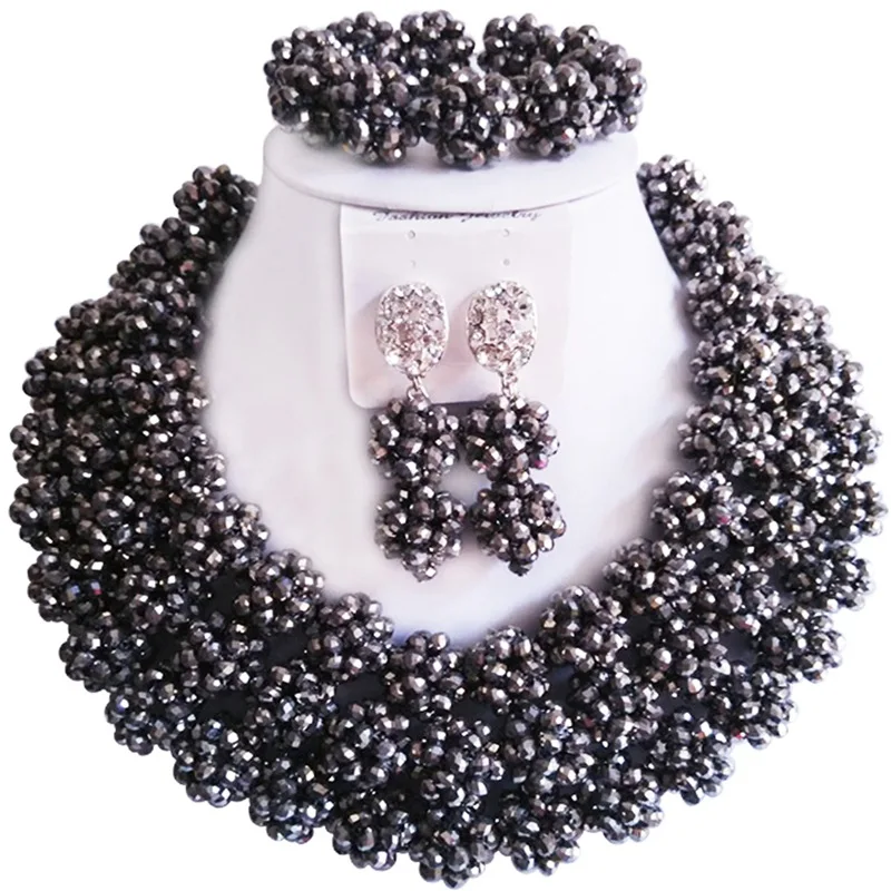 Free Shipping Romantic Silver Color Crystal Anniversary Necklace African Beads Jewelry Set for Women and Girls 3C-SJDS-04
Free Shipping Romantic Silver Color Crystal Anniversary Necklace African Beads Jewelry Set for Women and Girls 3C-SJDS-04