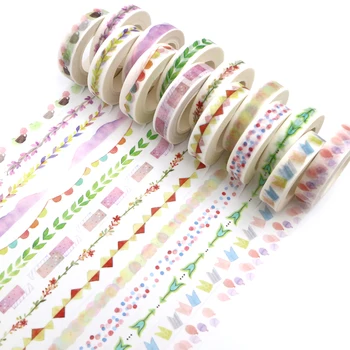 14 Styles 10m*10mm Plants Flowers Watercolor Painting Decorative Tape Adhesive Masking Washi Tape Paper Stickers 1 PCS
14 Styles 10m*10mm Plants Flowers Watercolor Painting Decorative Tape Adhesive Masking Washi Tape Paper Stickers 1 PCS