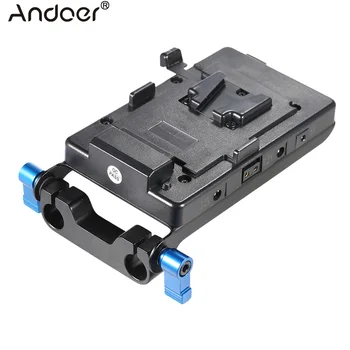 Andoer V Battery Plate E6 Battery Adapter for Sony V-Mount Battery for Canon 5D2 5D3 DSLR Rig for BMCC BMPC with 15mm Rod Clamp
Andoer V Battery Plate E6 Battery Adapter for Sony V-Mount Battery for Canon 5D2 5D3 DSLR Rig for BMCC BMPC with 15mm Rod Clamp