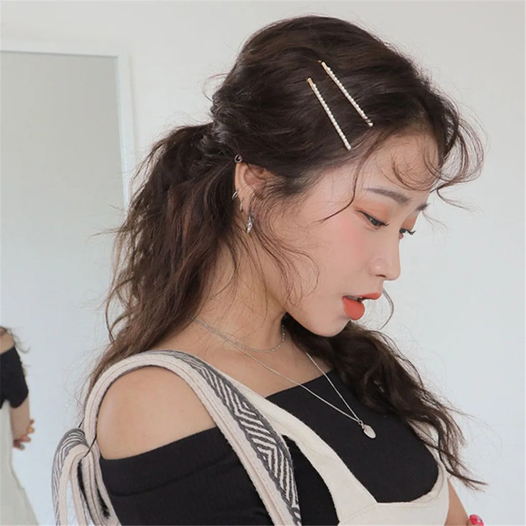 1Pair Women Cute Girl Pearl Bead Barrette Hair Accessories Hairpin Head Jewelry Hair Accessories barette cheveux perle
1Pair Women Cute Girl Pearl Bead Barrette Hair Accessories Hairpin Head Jewelry Hair Accessories barette cheveux perle