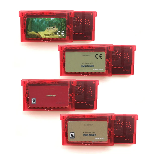 The Minish Cap Link Past Four Swords Transport Red Shell for 32 Bit Video Game Cartridge Console Card Handheld
The Minish Cap Link Past Four Swords Transport Red Shell for 32 Bit Video Game Cartridge Console Card Handheld