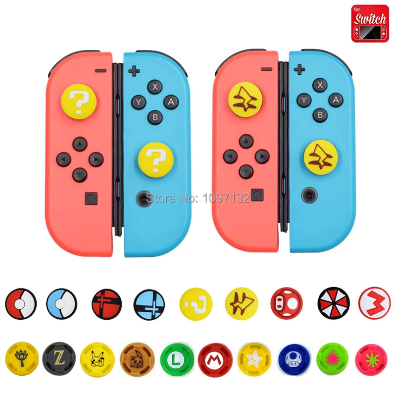2pcs For Silicone Analog Thumb Stick Grips Caps for Nintend Switch NS JoyCon Controller Sticks Cap Skin for Joy Con Cover
2pcs For Silicone Analog Thumb Stick Grips Caps for Nintend Switch NS JoyCon Controller Sticks Cap Skin for Joy Con Cover