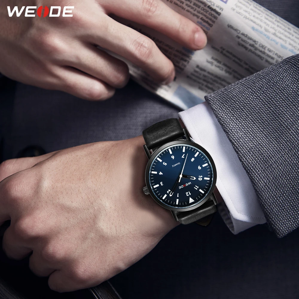 WEIDE Fashion Casual Stylish Model PU Leather Bracelet Belt Strap Analog Movement Mens Blue Dial Casual Design Wrist Watches
WEIDE Fashion Casual Stylish Model PU Leather Bracelet Belt Strap Analog Movement Mens Blue Dial Casual Design Wrist Watches