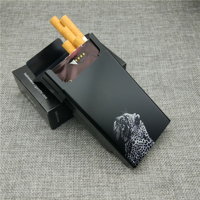 Personalized Customized Leopard Cigarette Case Ultra Thin Aluminium Alloy Slide Cigarette Box Smoke Laser Engraved Will Not Fade
Personalized Customized Leopard Cigarette Case Ultra Thin Aluminium Alloy Slide Cigarette Box Smoke Laser Engraved Will Not Fade