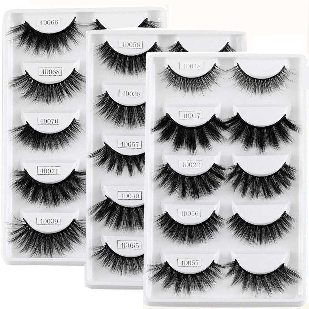 5 Pairs/Box 3d Mink lashes 100% Thick real mink false eyelashes natural for Beauty Makeup Extension fake Eyelashes false lashes
5 Pairs/Box 3d Mink lashes 100% Thick real mink false eyelashes natural for Beauty Makeup Extension fake Eyelashes false lashes