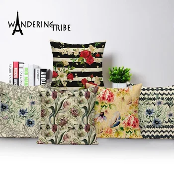 Vintage Decorative Cushion Covers Flower Floral Pillowcase Spring Pillow Covers Farmhouse Home Decor Kissen Linen Pillow 45 * 45
Vintage Decorative Cushion Covers Flower Floral Pillowcase Spring Pillow Covers Farmhouse Home Decor Kissen Linen Pillow 45 * 45